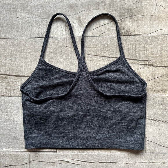 Aerie Heather Charcoal Sports Bra - Picture 2 of 6